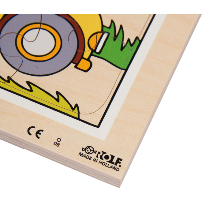 Rolf Puzzels - Puzzelserie transport 2, 12 stukjes per puzzel