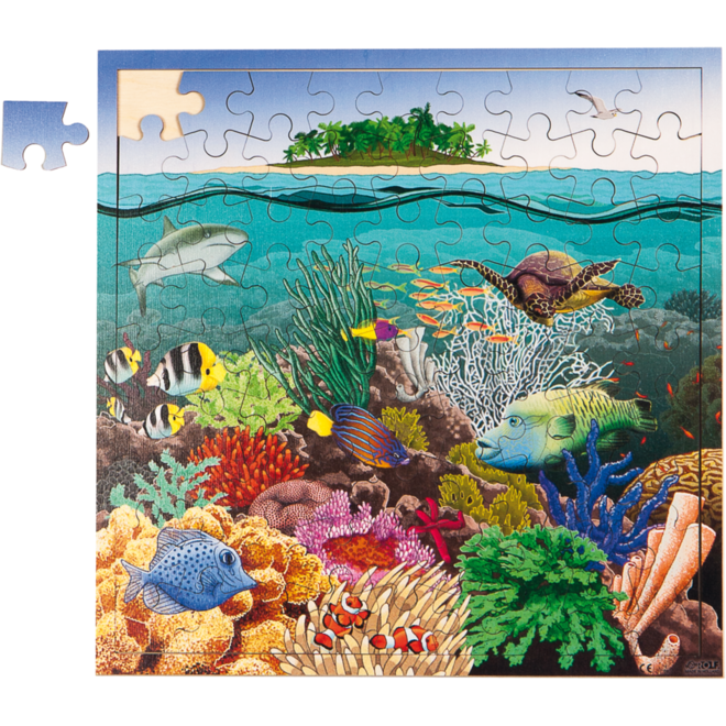 Rolf Connect - Puzzel Koraalzee 37,5 x 37,5cm, 81 stukjes