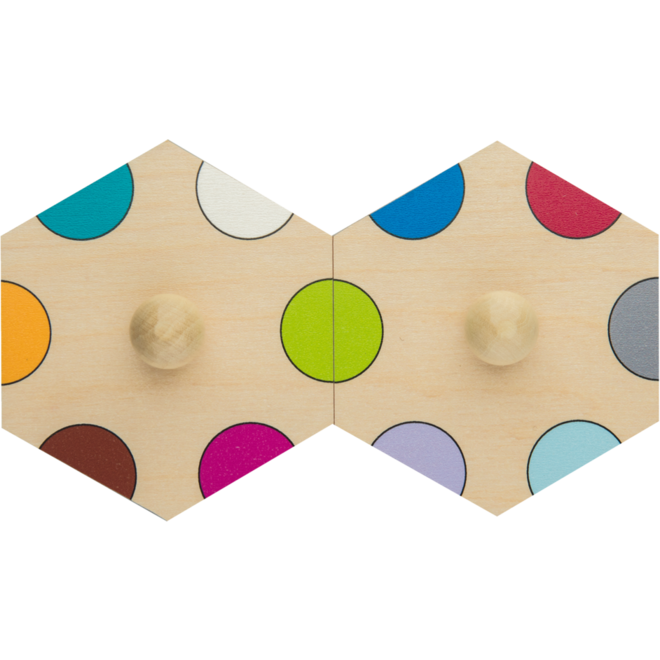 Rolf Puzzels - Carrousel puzzel kleuren, 7 stukjes