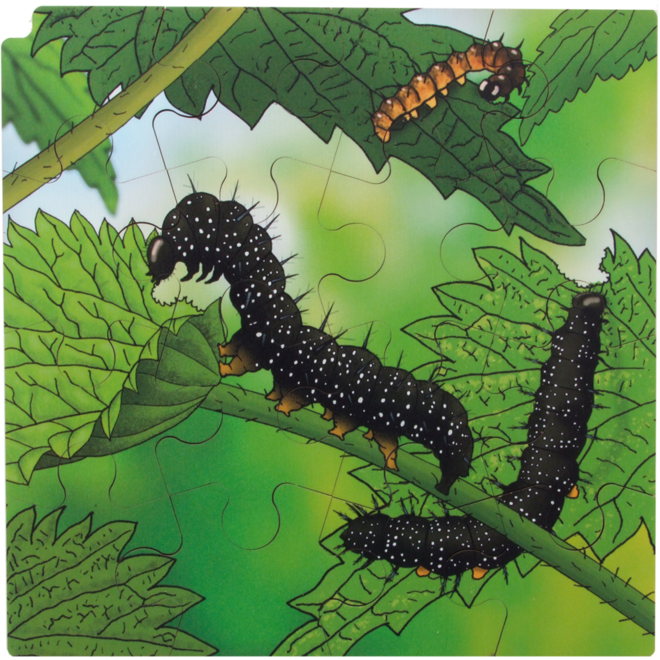 Rolf Connect - Groeipuzzel vlinder 28 x 28 cm 4-lagen 86 stukjes