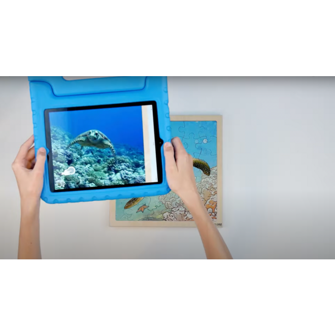 Rolf Connect - Groeipuzzel schildpad 28 x 28 cm 4-lagen 86 stukjes