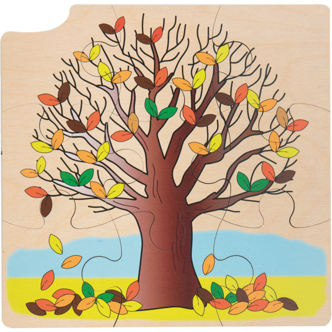 Rolf Puzzels - Groeipuzzel boom, 4 lagen, 36 stukjes
