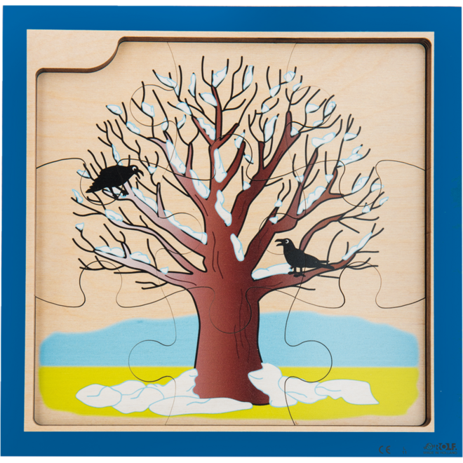 Rolf Puzzels - Groeipuzzel boom, 4 lagen, 36 stukjes