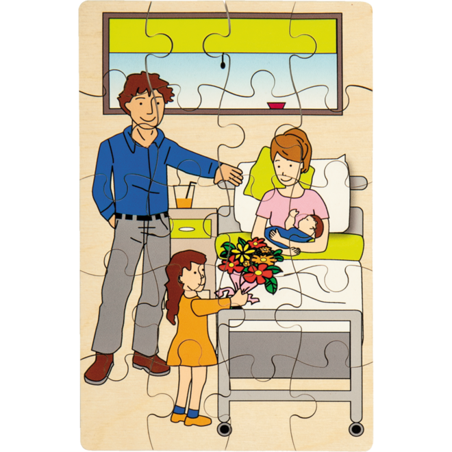 Rolf Puzzels - Groeipuzzel moeder en baby, 42 stukjes