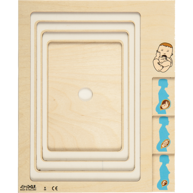 Rolf Puzzels - Groeipuzzel moeder en baby, 42 stukjes