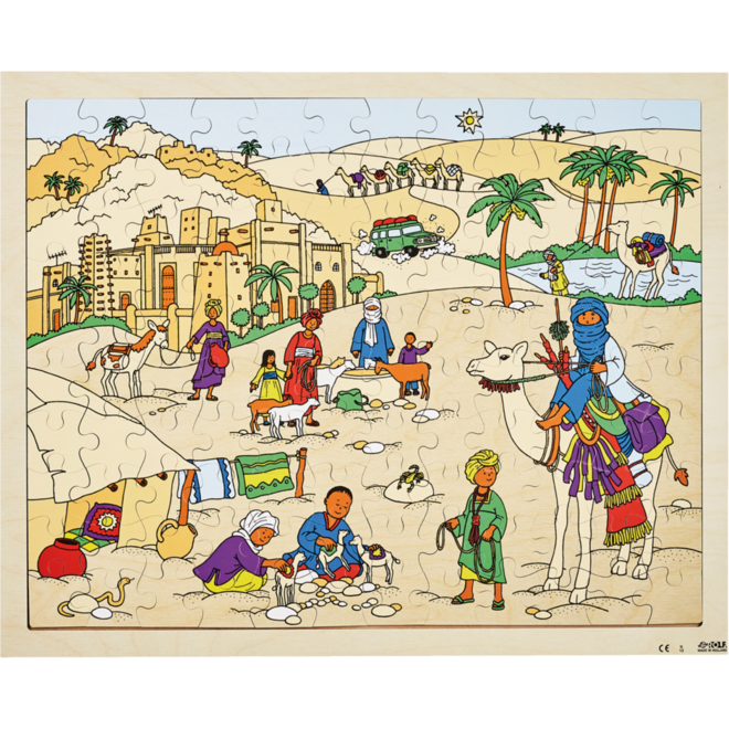 Rolf Puzzels - Puzzel Sahara leven in de warmte, 120 st.