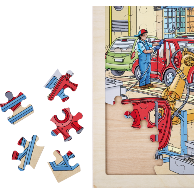 Rolf Puzzels - Techniekpuzzel autoproductie, 120 st.