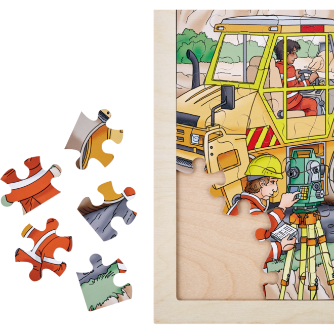 Rolf Puzzels - Techniekpuzzel wegenbouw, 120 st.