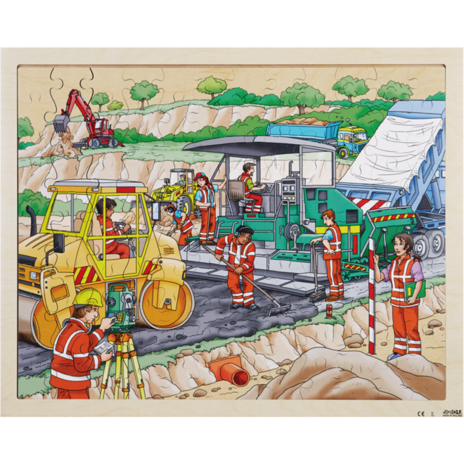 Rolf Puzzels - Techniekpuzzel wegenbouw, 120 st.