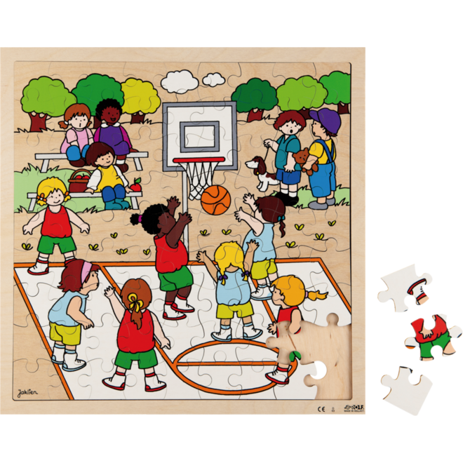 Rolf Puzzels - Puzzel basketbal, 81 stukjes