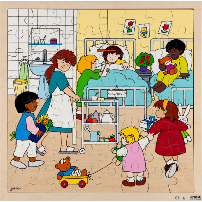 Rolf Puzzels - Puzzel ziekenhuis, 64 stukjes