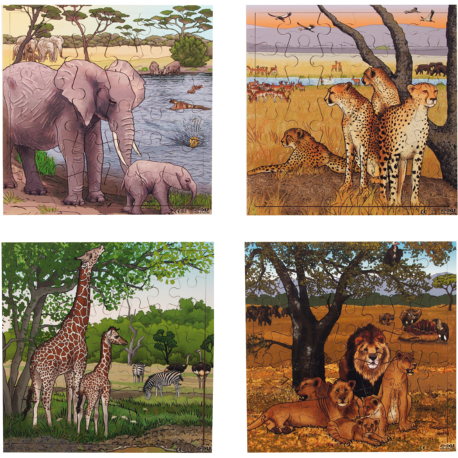 Rolf Puzzels - Puzzelserie Safari