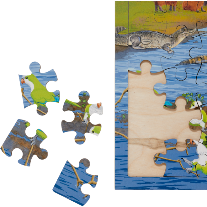 Rolf Connect - Puzzel Moerasgebied, 81 stukjes