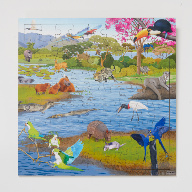 Rolf Connect - Puzzel Moerasgebied, 81 stukjes