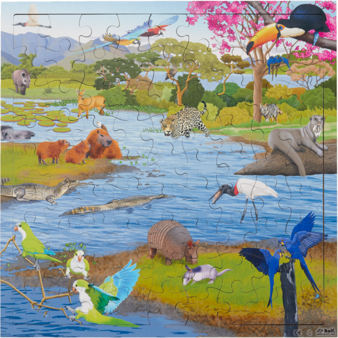 Rolf Connect - Puzzel Moerasgebied, 81 stukjes