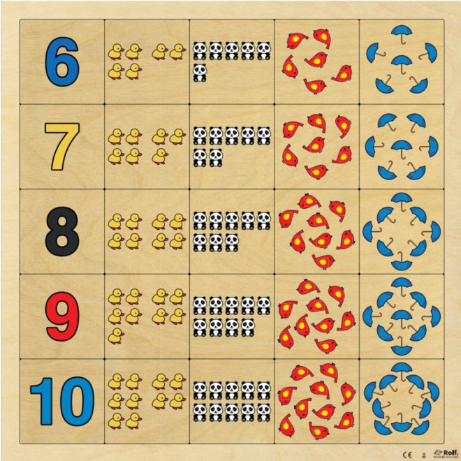Rolf More - Lotto serie tellen 1 - 10