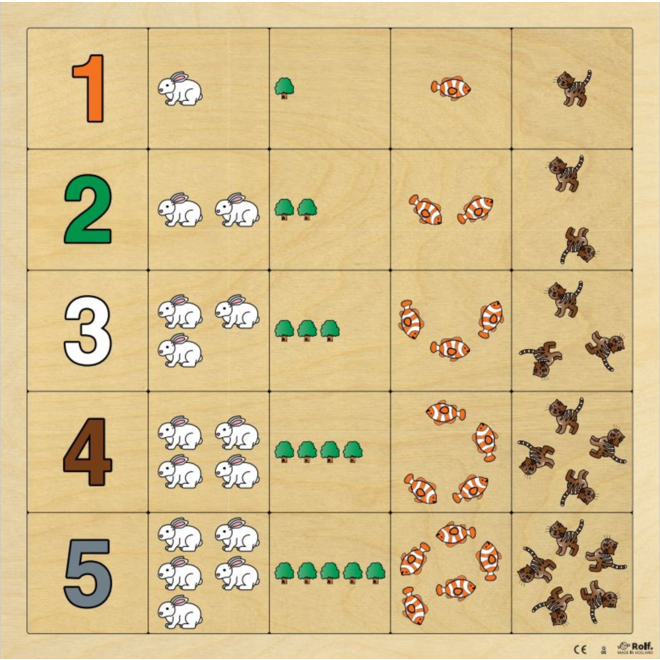 Rolf More - Lotto serie tellen 1 - 10