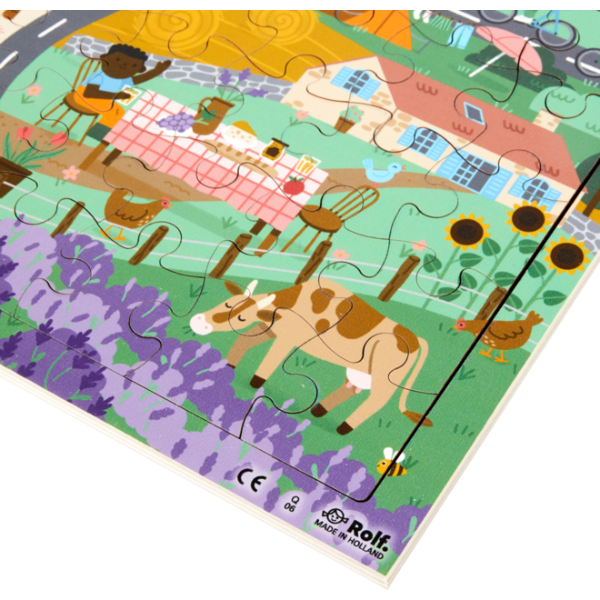 Rolf Puzzels - Puzzel landen Frankrijk, 81 stukjes