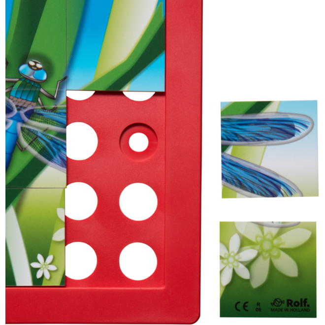 Rolf Puzzels - Puzzelserie insecten, kunststof