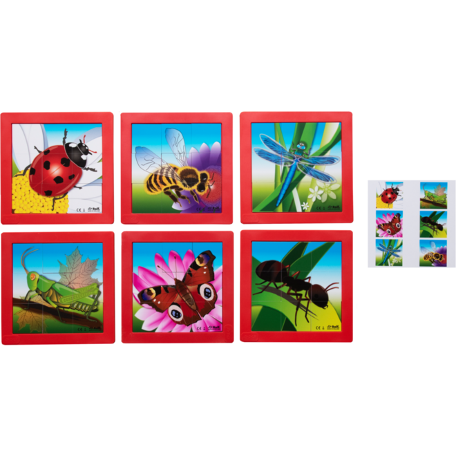 Rolf Puzzels - Puzzelserie insecten, kunststof