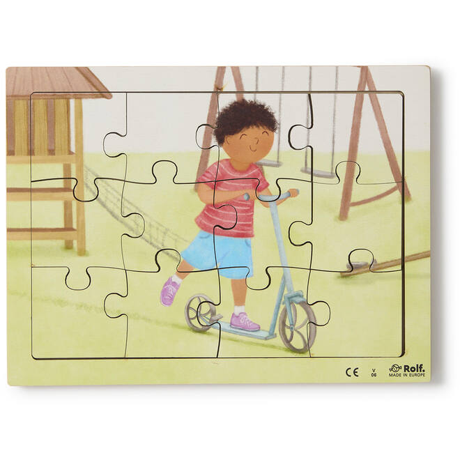 Rolf Puzzels – Puzzelserie Op wielen (5 stuks)