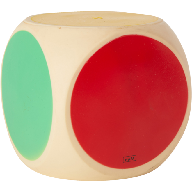 Rolf More - Dobbelsteen kunststof kleur 10 cm