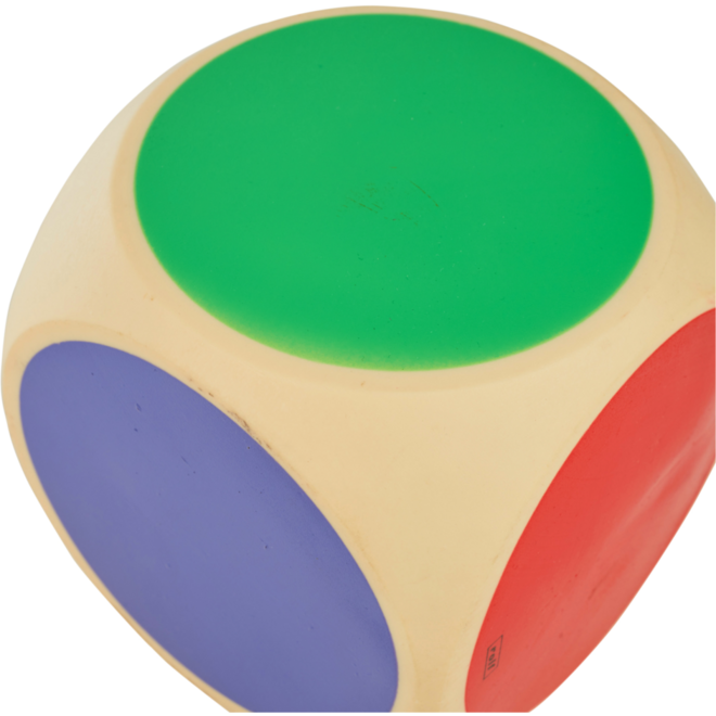 Rolf More - Dobbelsteen kunststof kleur 10 cm