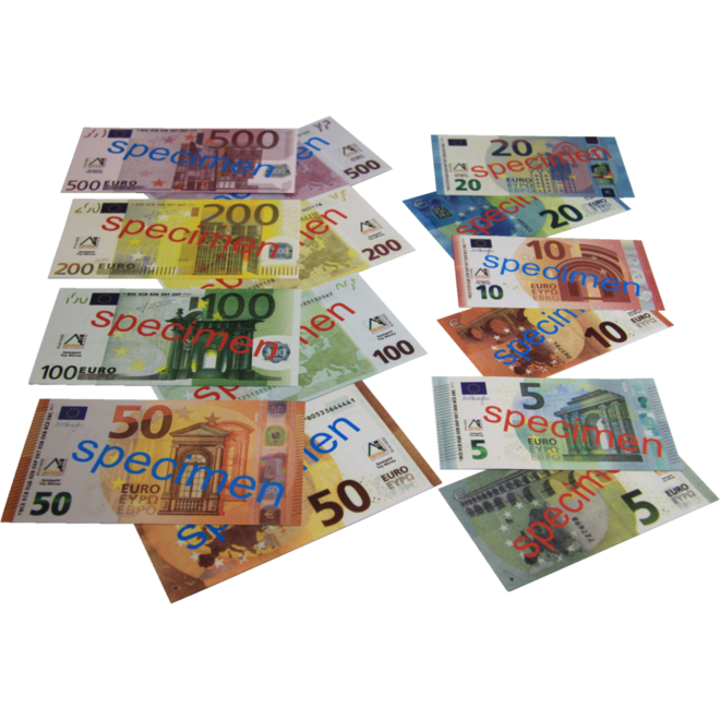 Rolf More - Bankbiljet euro assortiment van 40 stuks