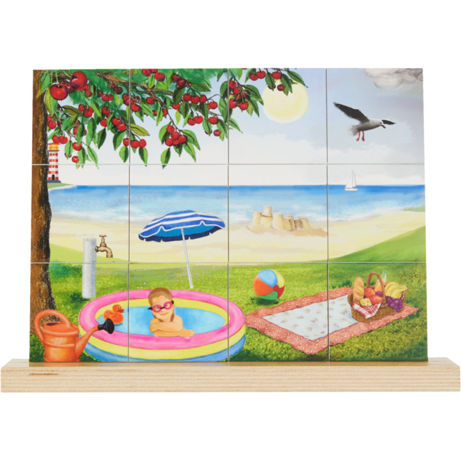 Rolf Puzzels - Puzzel verticaal zomer, 12 stukjes