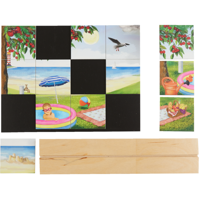Rolf Puzzels - Puzzel verticaal zomer, 12 stukjes
