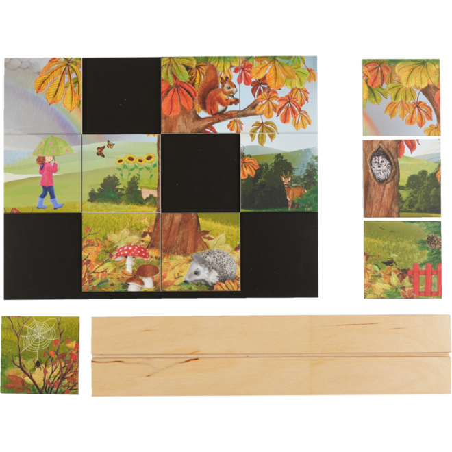 Rolf Puzzels - Puzzel verticaal herfst, 12 stukjes