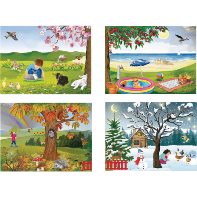 Rolf Puzzels - Puzzelserie verticaal Seizoenen