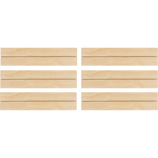 Rolf More - Opzetblokken hout voor dagritmepakket, 6 stuks