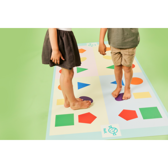 Rolf More - Mat Routes lopen, 100 x 200cm, vinyl