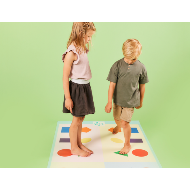 Rolf More - Mat Routes lopen, 100 x 200cm, vinyl