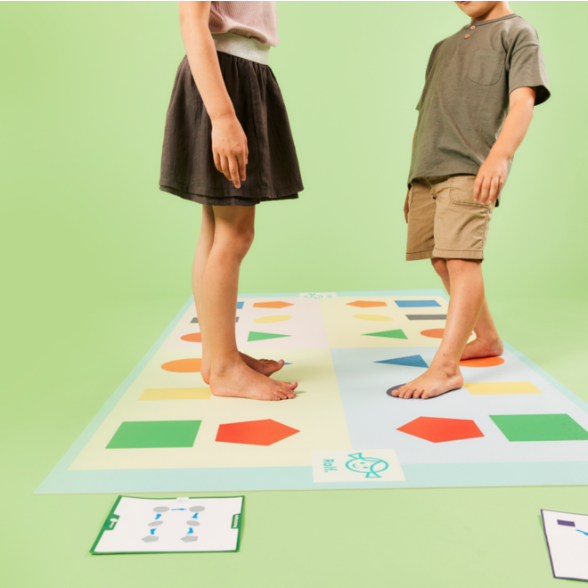 Rolf More - Mat Routes lopen, 100 x 200cm, vinyl