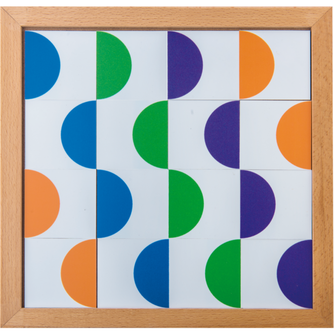 Rolf More - Geometrische vormenlotto halve cirkel