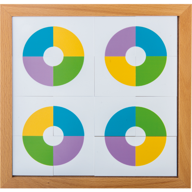 Rolf More - Geometrische vormenlotto kwart hoog