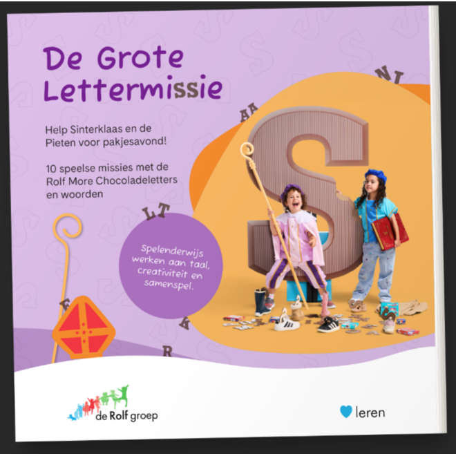Rolf More – Chocoladeletters en woorden, inclusief boek
