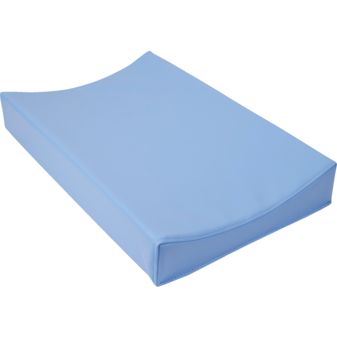 Rolf More - Poppen aankleedkussen 32 cm breed en 50 cm lang, blauw