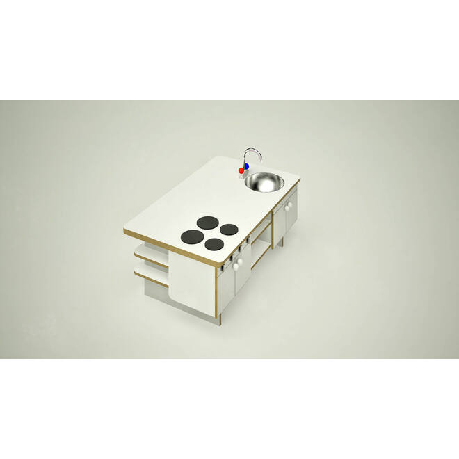 Kookeiland hoogte C3