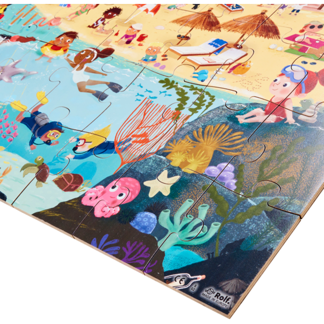Rolf Puzzels - Vloerpuzzel zomer, 40 stukken