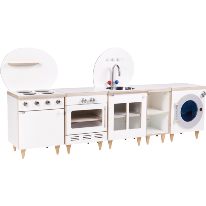 Rolf More - Keuken wit, bestaande uit 5 onderdelen