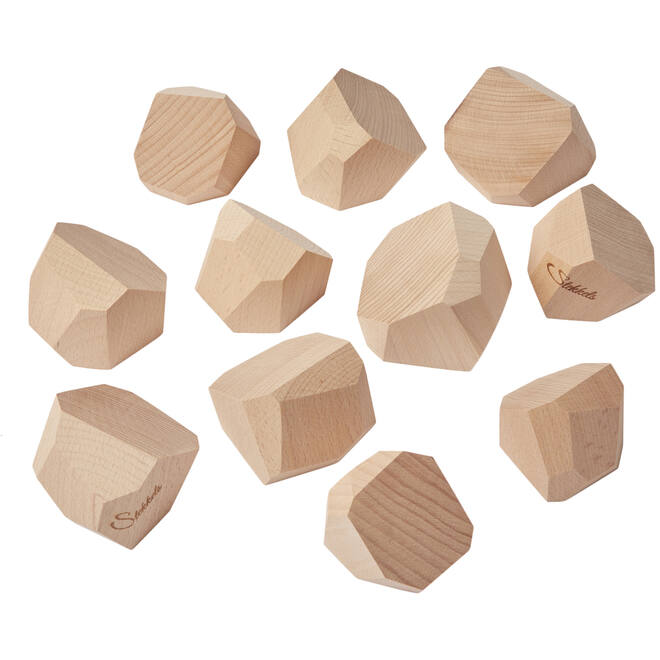 Stekkels Rocs, set van 12 stuks (6 klein & 6 groot)