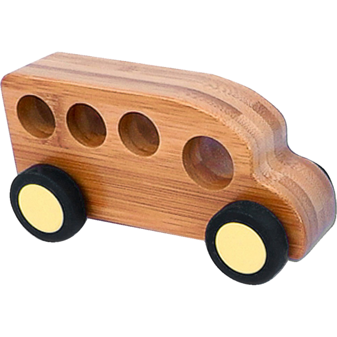 Auto's van bamboo, set van 4