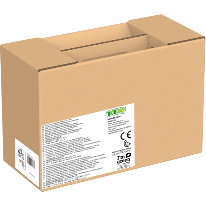 BiOBUDDi Domino 150, mix van 6 kleuren, inclusief 10 figuren
