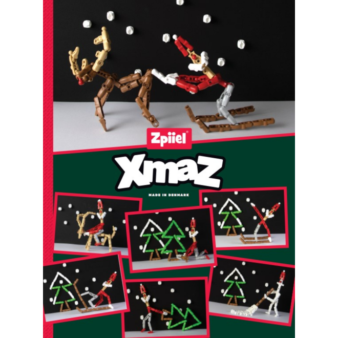 Zpiiel Build & Learn XmaZ 1000 elementen mix. Inclusief A3 XmaZ poster