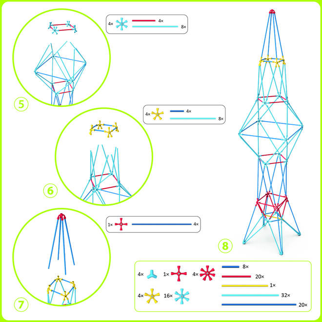 Flexistix XXL, set van 500 stuks