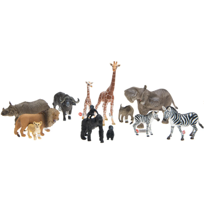 Safaridieren, 13 delig