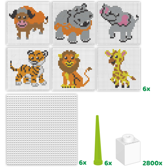 BiOBUDDi Education Pixel Dieren